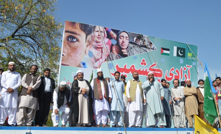 Tehreek Jawanan Pakistan (TJP) participation in a rally organised by Milli Yekjehti Council.